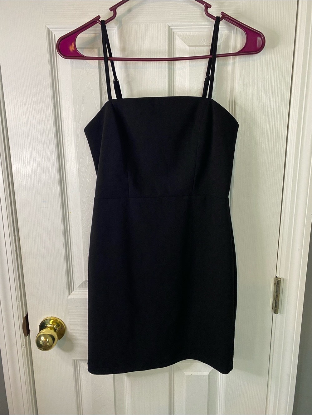 I Love ItBlack Spaghetti-Strap Dress Size Small Mini.